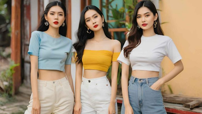 Áo Croptop Họa Tiết – Tỏa Sáng Với Cá Tính Riêng